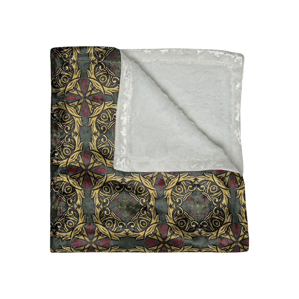 Thumbnail: Luxurious Crushed Velvet Blanket | Cozy Decor for Home