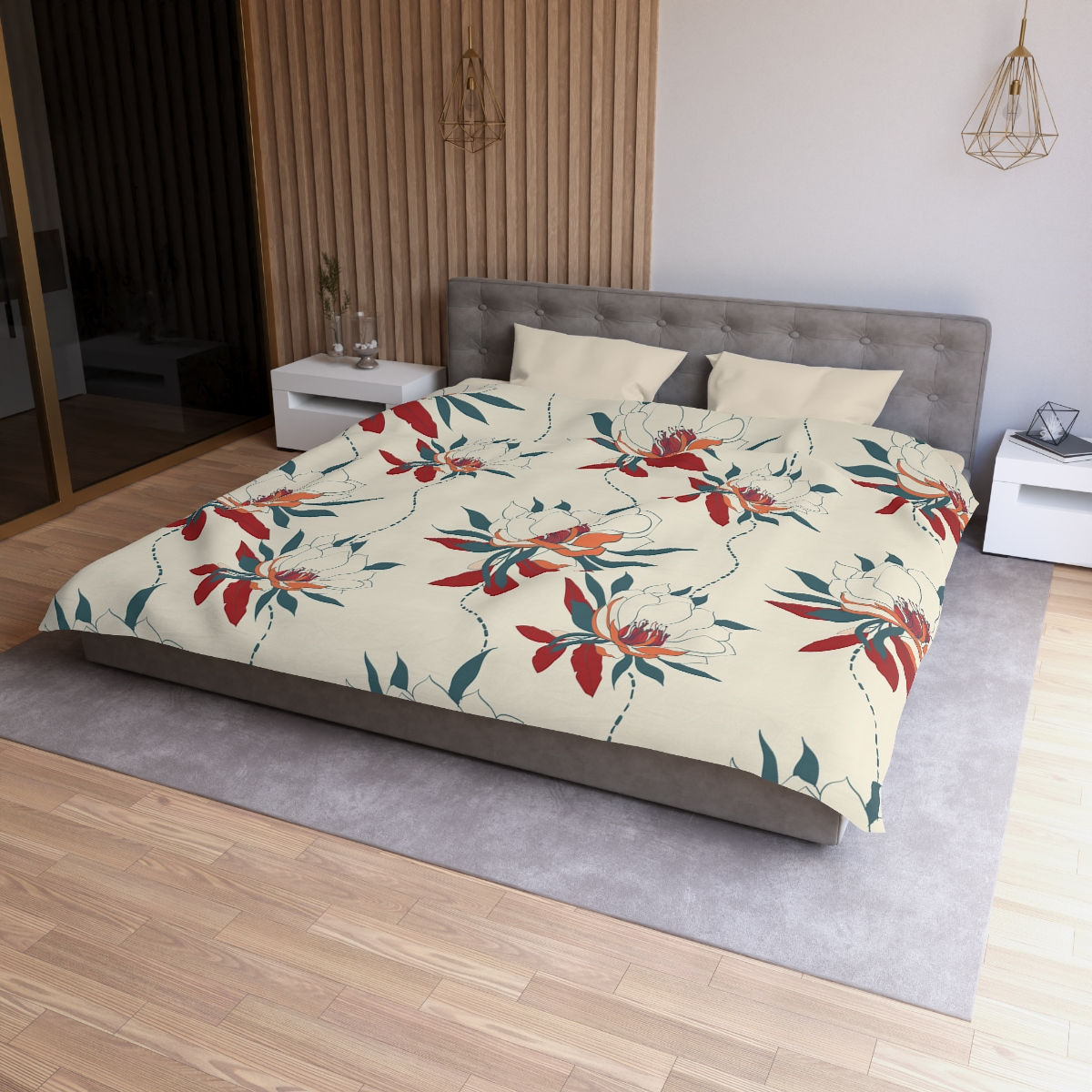 Linda Microfiber Duvet Cover