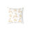 Thumbnail: Golden Reindeer and Stars (white) Spun Polyester Pillow