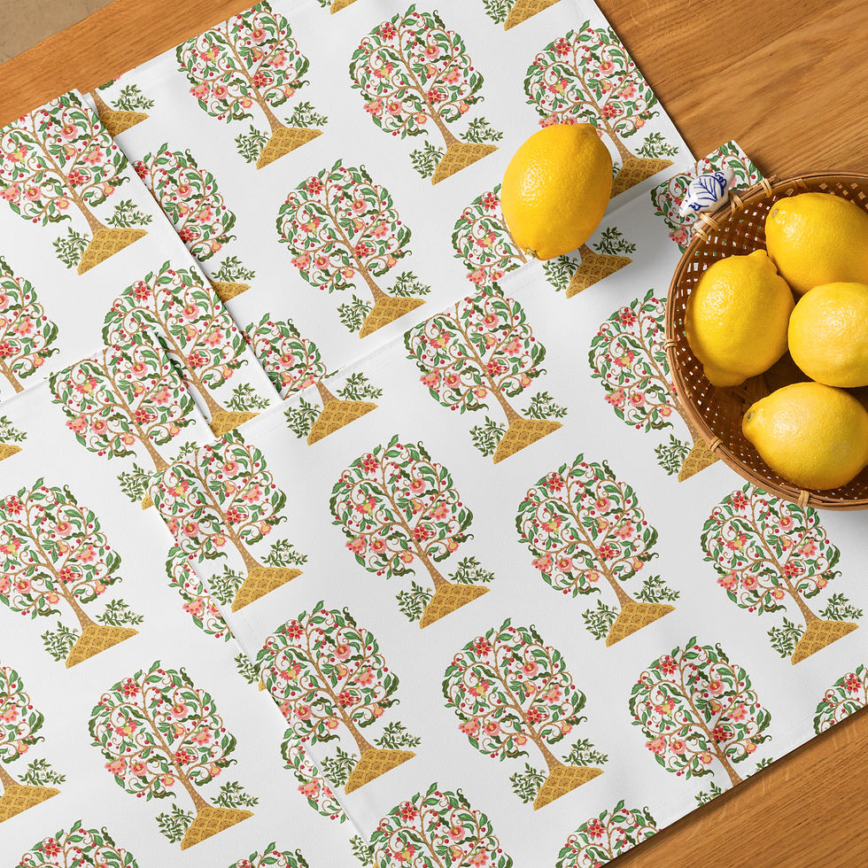 Thumbnail: Tree of Life Set 2 India Placemat Set