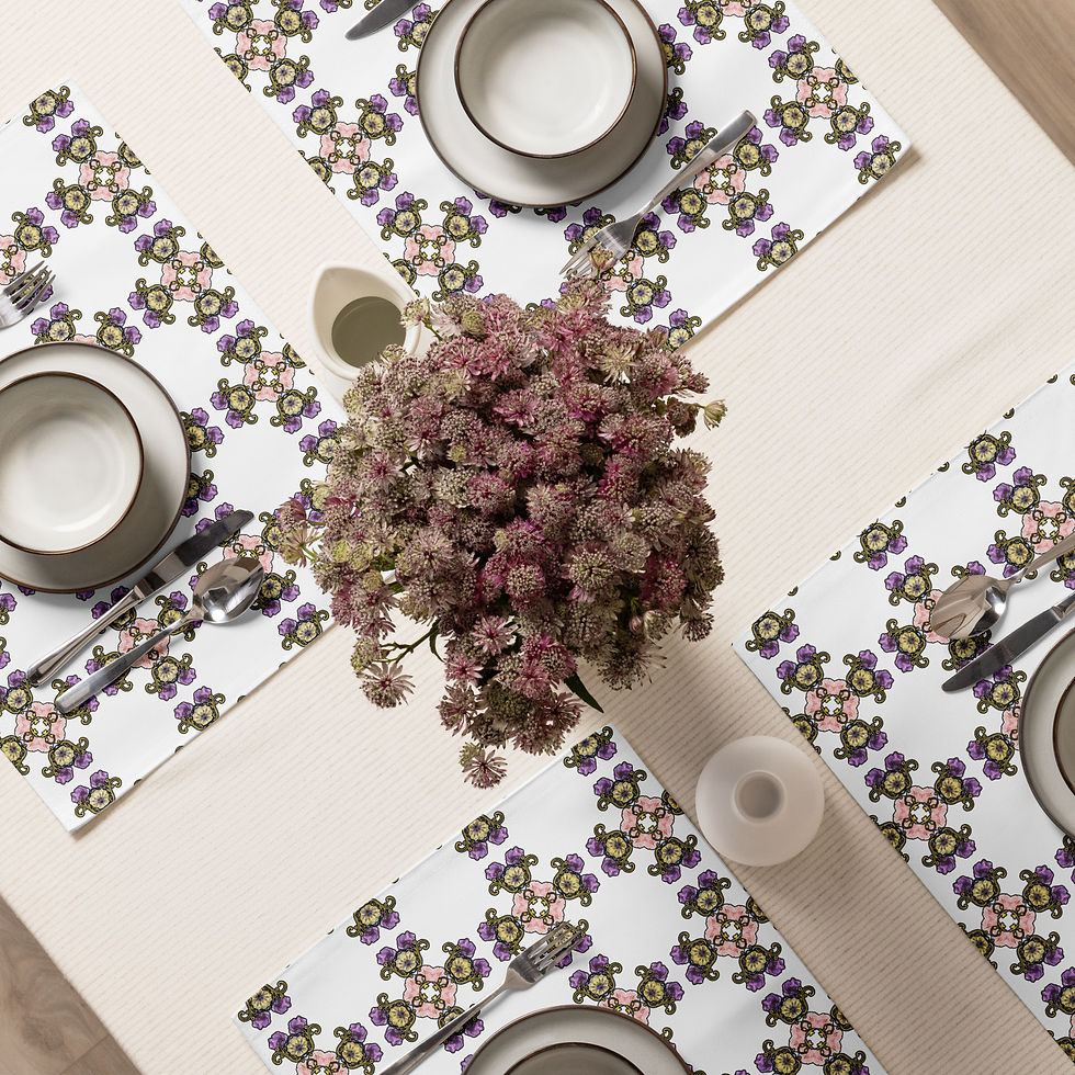 Thumbnail: Wedding Rings Placemat Set