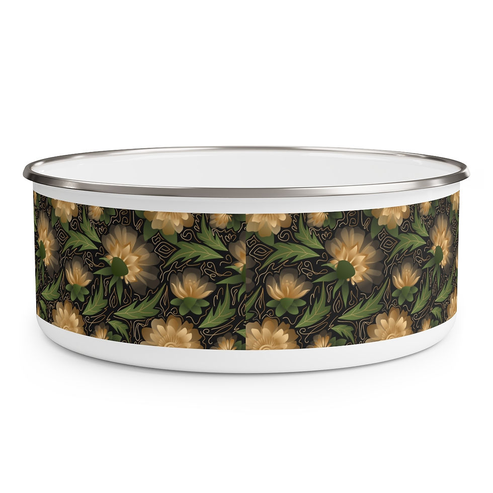 Thumbnail: Magical Forest 3   Enamel Bowl