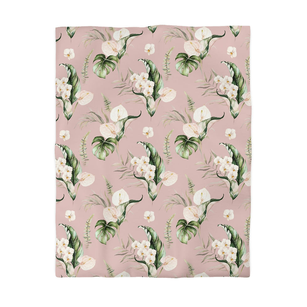 Thumbnail: Tropical Paradise 2 Microfiber Duvet Cover