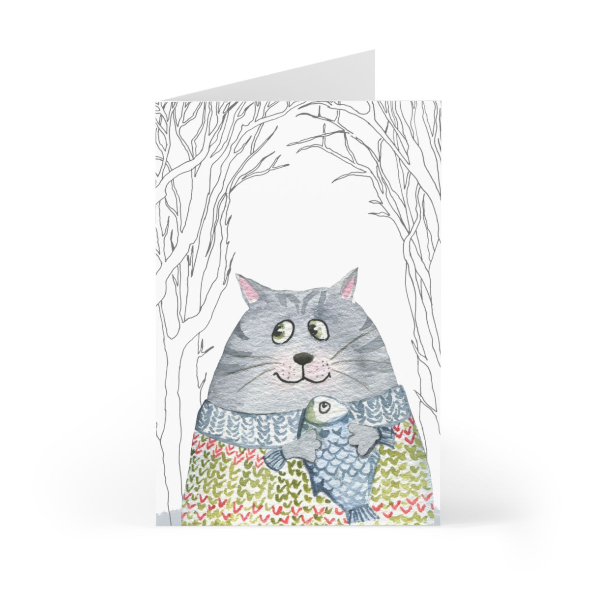Winter Friends Collection #3 Greeting Cards (7 pcs)