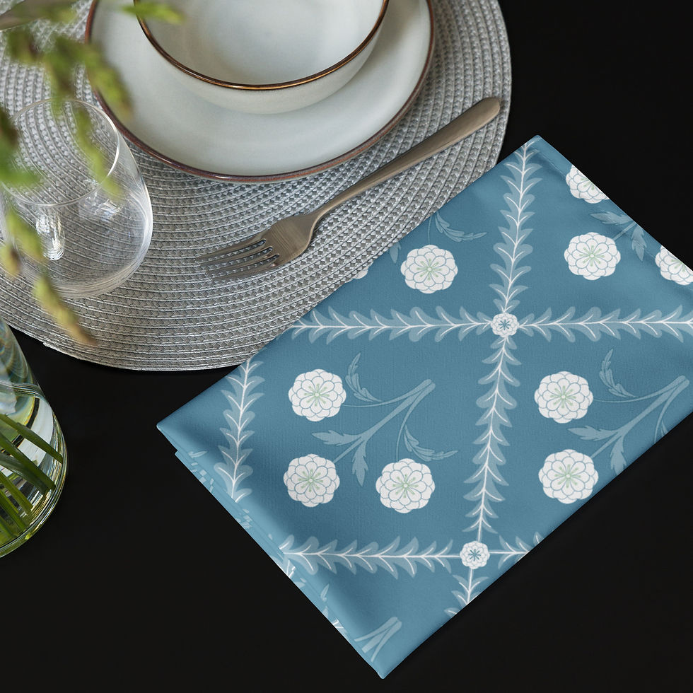 Thumbnail: Engish Garden Cloth napkin set