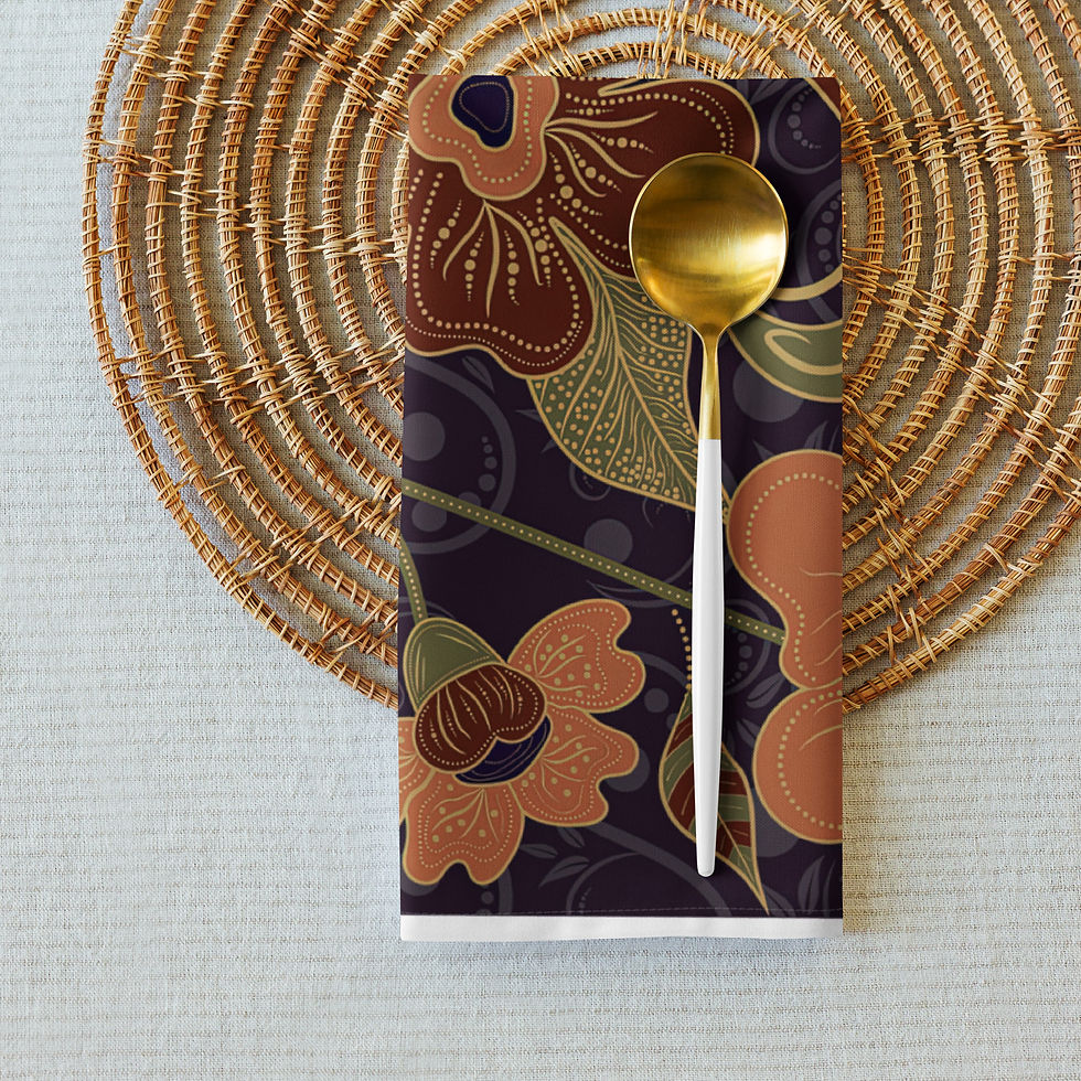 Thumbnail: Traditional Batik Cloth napkin set