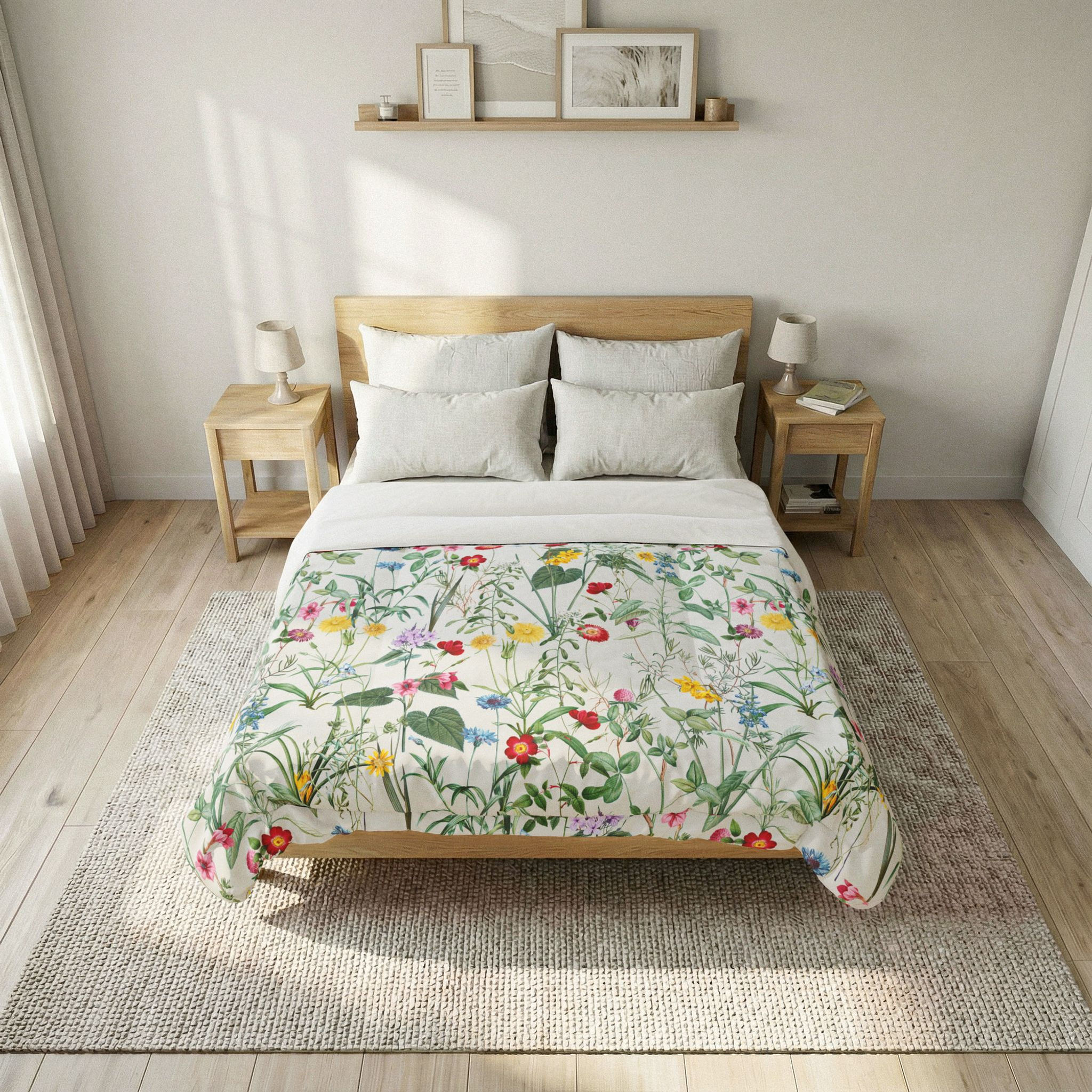 Primavera Wildflower Cotton Comforter 