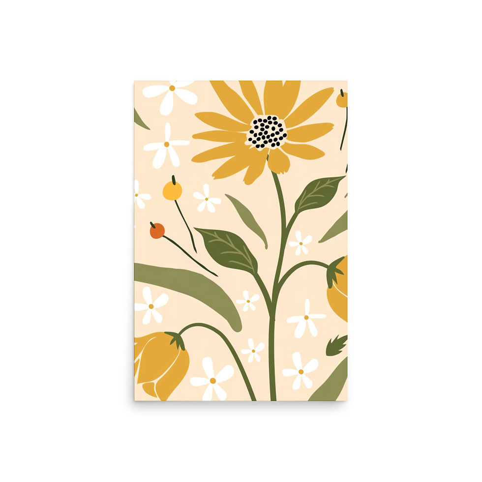 Thumbnail: Floral Daisy 1 Poster
