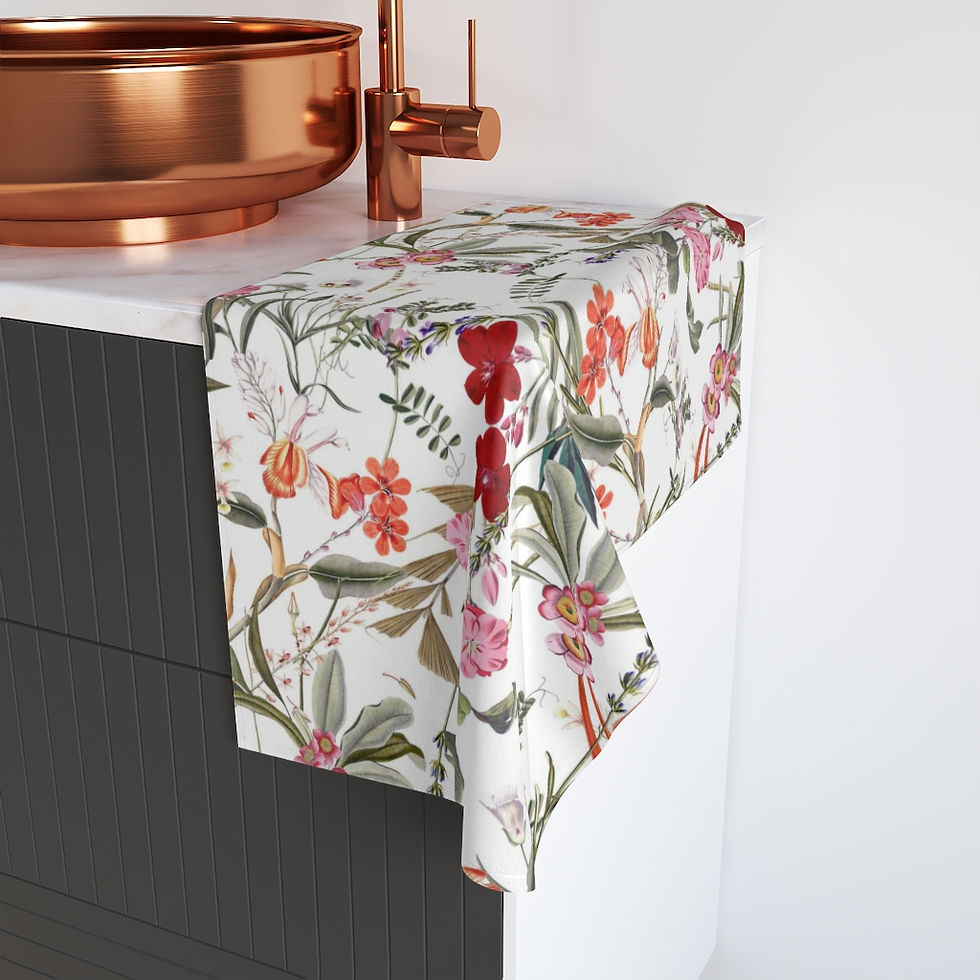 Thumbnail: Floral Extravaganza Hand Towel