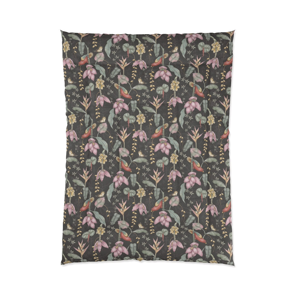 Thumbnail: Exotica II Black Comforter