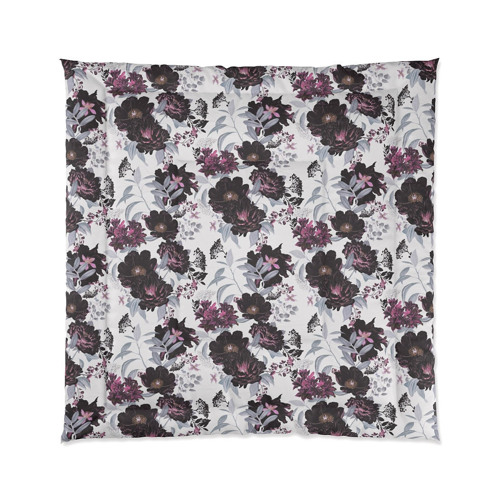Thumbnail: Maroon Garden Comforter