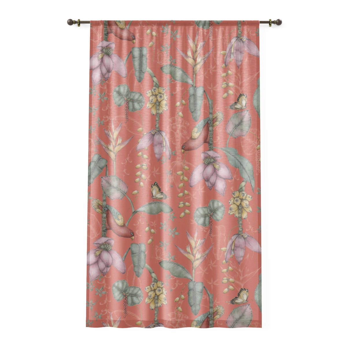Exotica II  CLAY Window Curtain