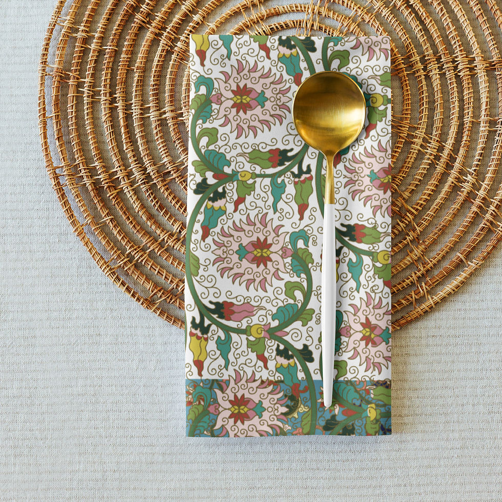 Thumbnail: Colorful Chinese 2 Cloth napkin set