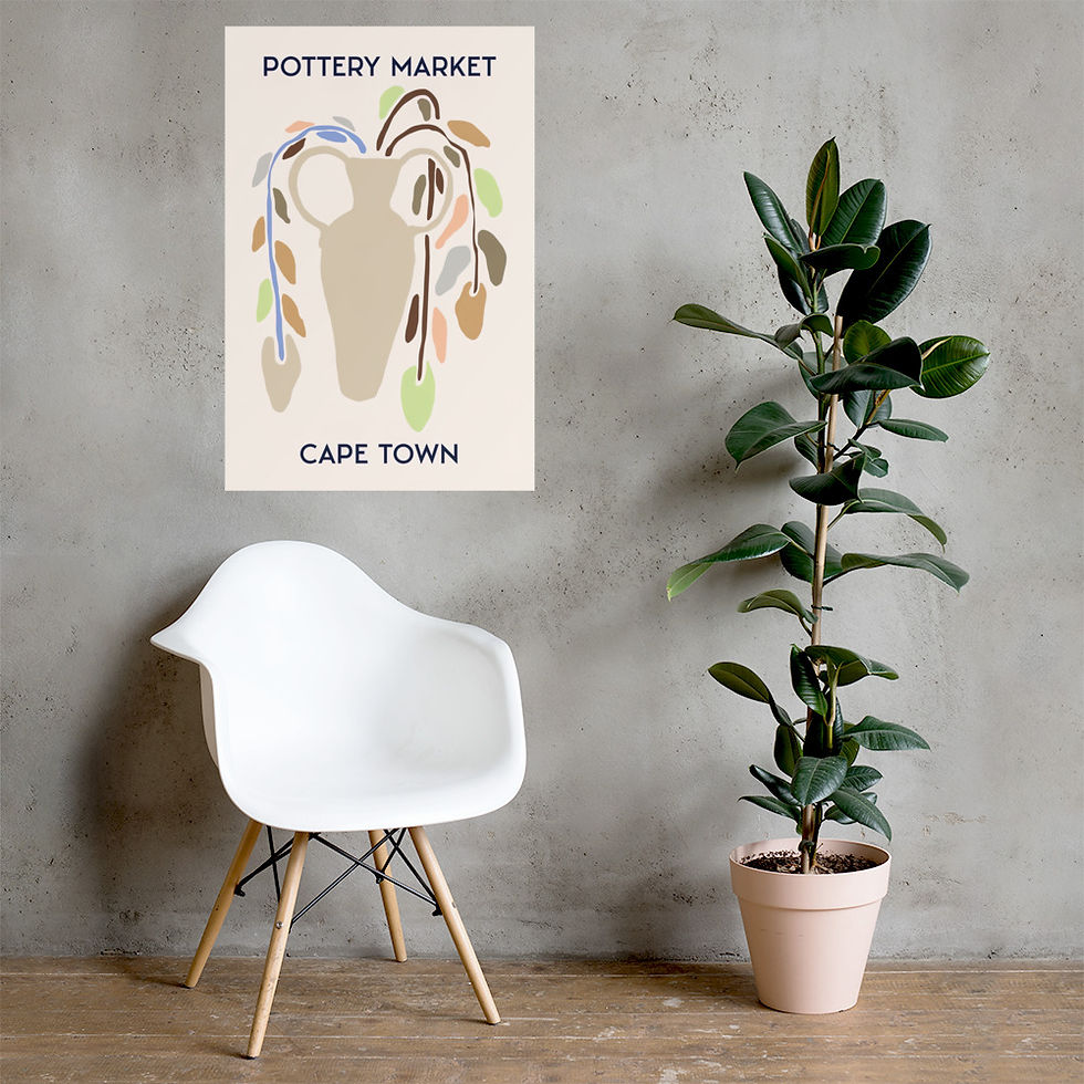 Thumbnail: Pottery Market  Cape Town  Poster   