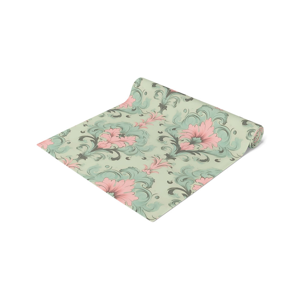 Thumbnail: Elegant Floral Table Runner for Home Decor | Perfect for Events & Celebrations