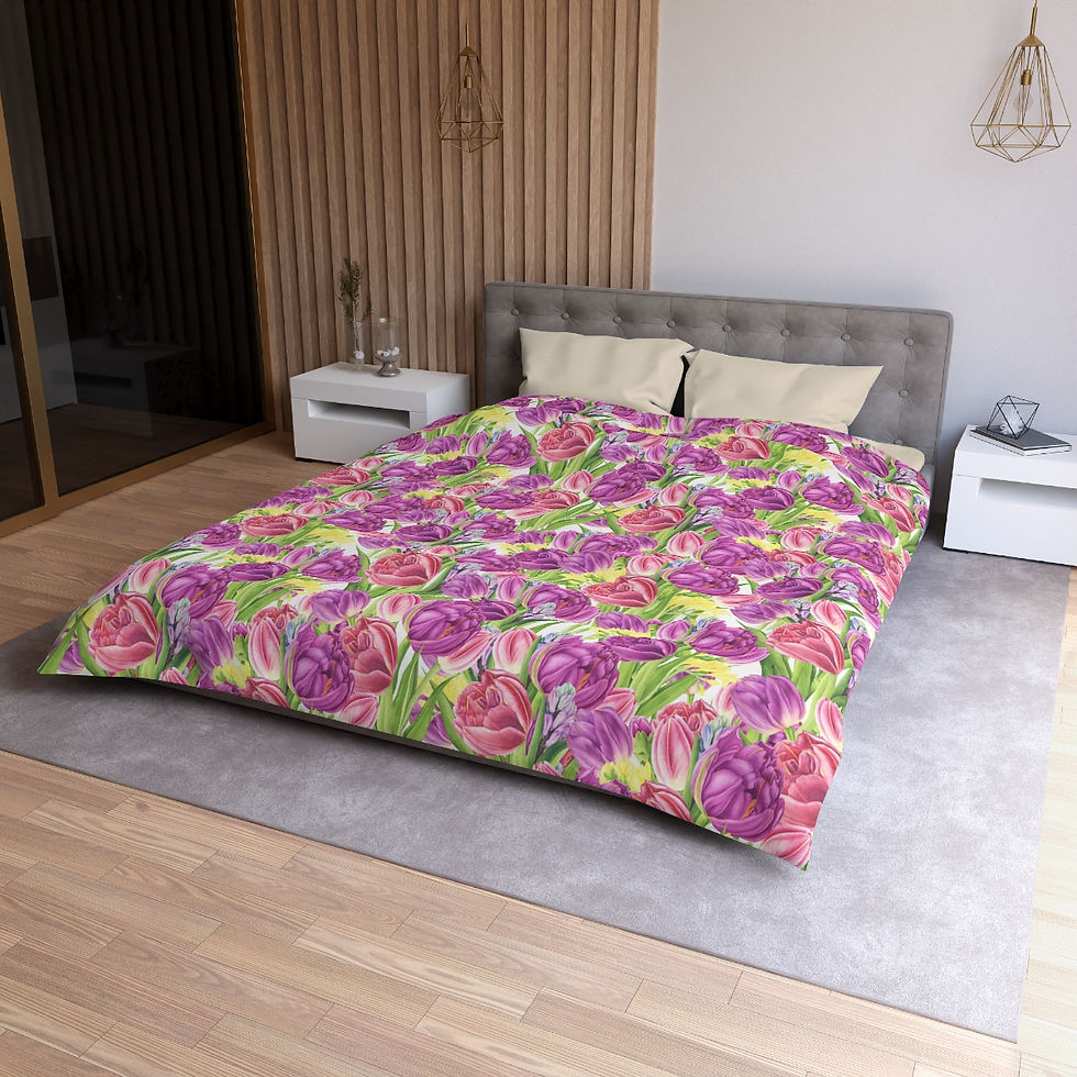 Thumbnail: Lavender Microfiber Duvet Cover