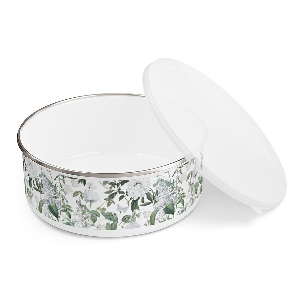Thumbnail: Lush Green Enamel Bowl