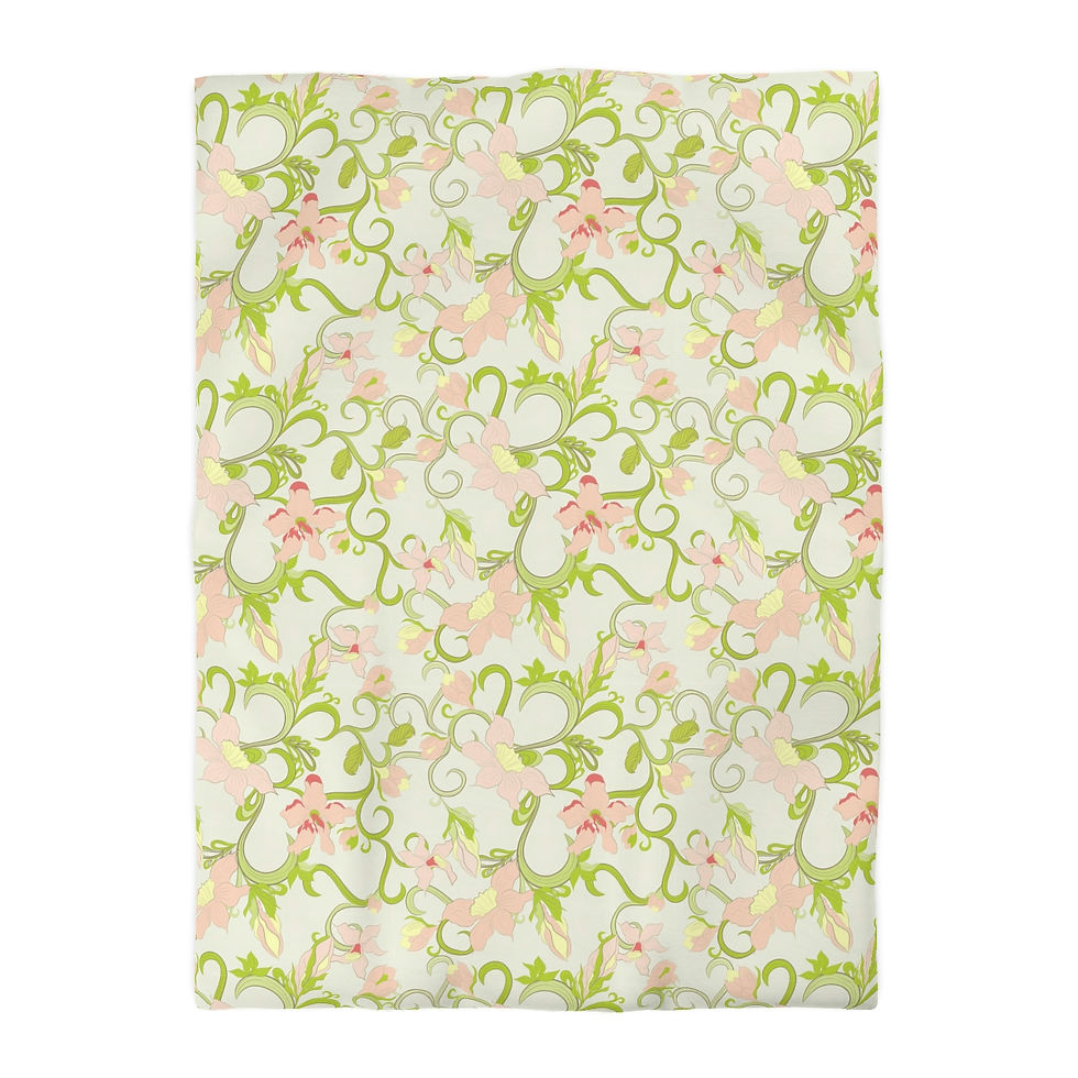Thumbnail: Peach Love Microfiber Duvet Cover