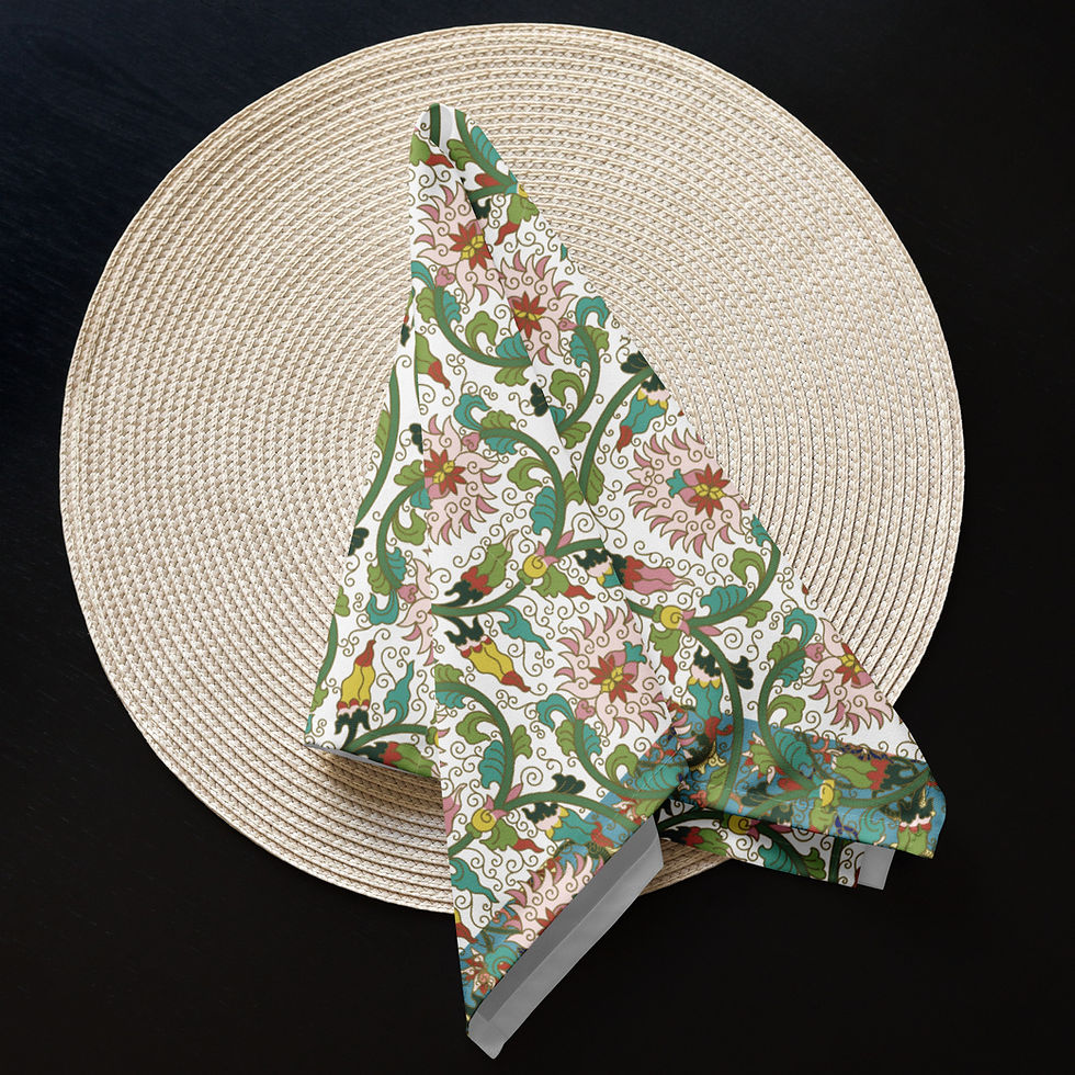 Thumbnail: Colorful Chinese 2 Cloth napkin set