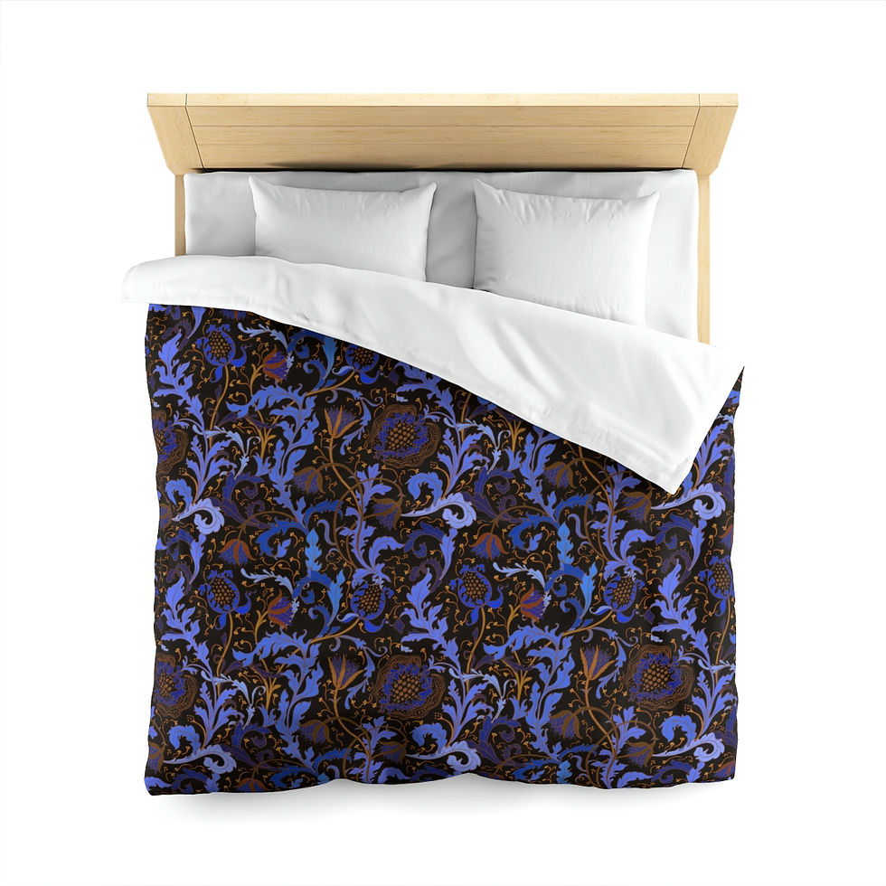 Thumbnail: La Mirage Purple Microfiber Duvet Cover