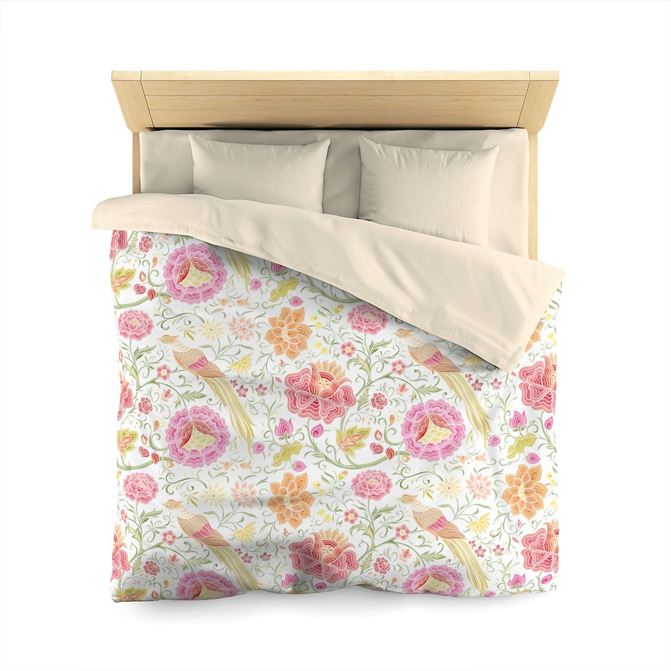 Thumbnail: East Garden Microfiber Duvet Cover