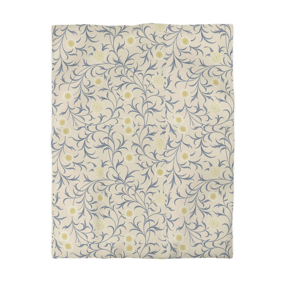 Thumbnail: Meandering  Microfiber Duvet Cover