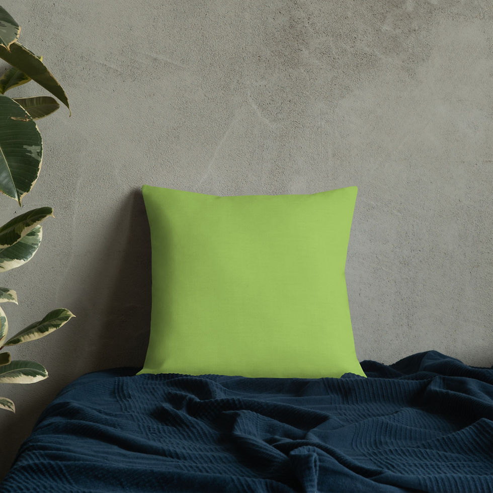Thumbnail: Calico (green) Premium Pillow
