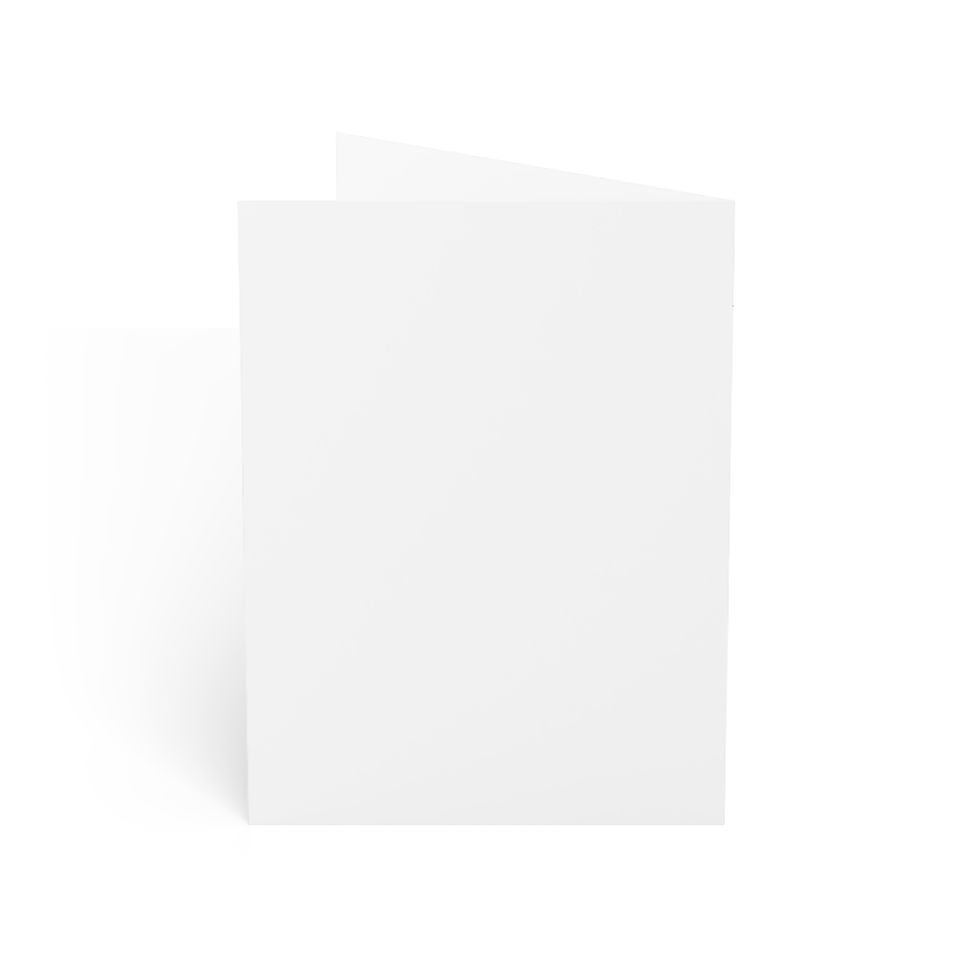 Thumbnail: Floral Border Greeting Cards 2 — Blank Note Cards (1/10/30/50)