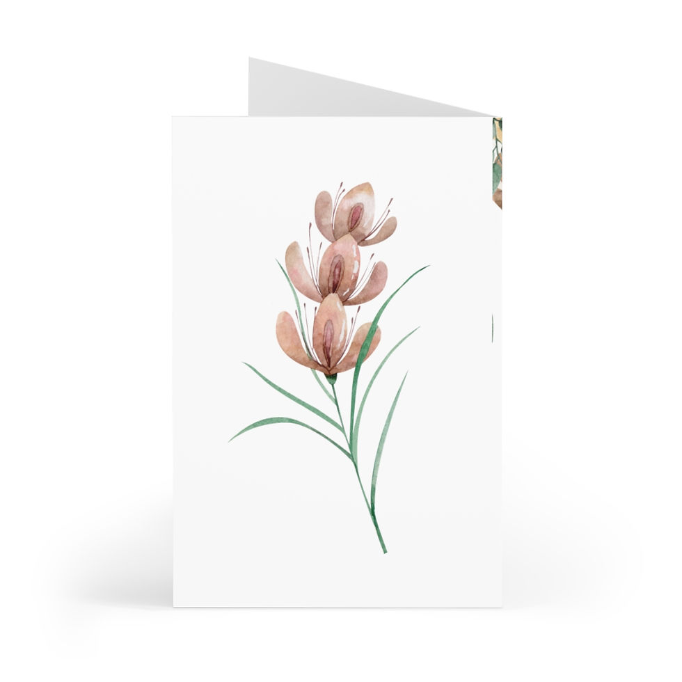 Thumbnail: Giraffe Family Greeting Cards (7 pcs)