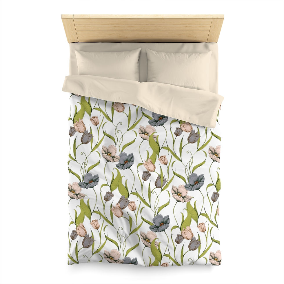 Thumbnail: Lynette Microfiber Duvet Cover