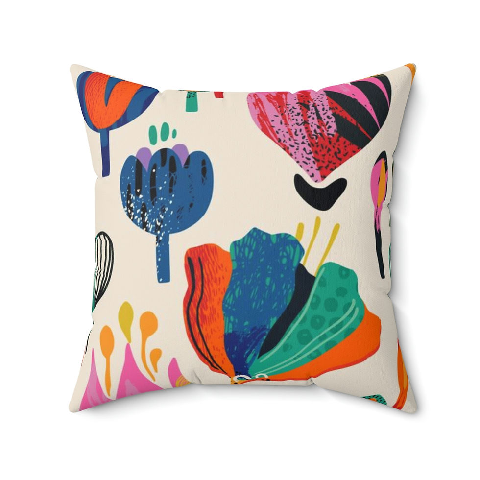 Thumbnail: Pure Color II Spun Polyester Square Pillow