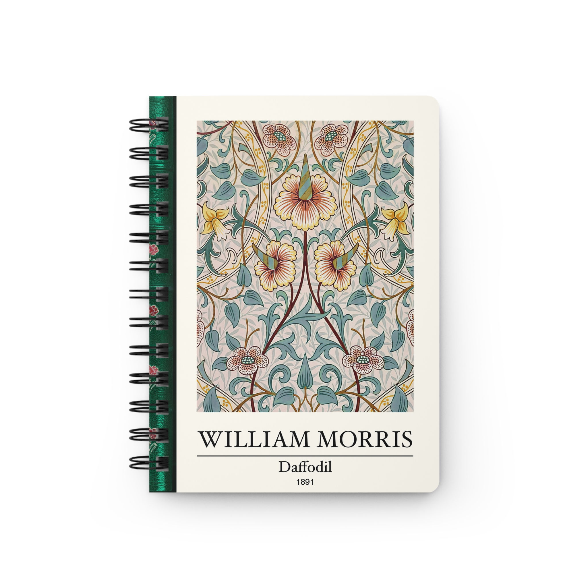 Morris Tapestry Daffodils Spiral Bound Journal