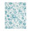 Thumbnail: Floral Velveteen Throw Blanket — Teal Botanical Microfiber