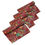 Thumbnail: Pichwai Earth Red Cloth napkin set 