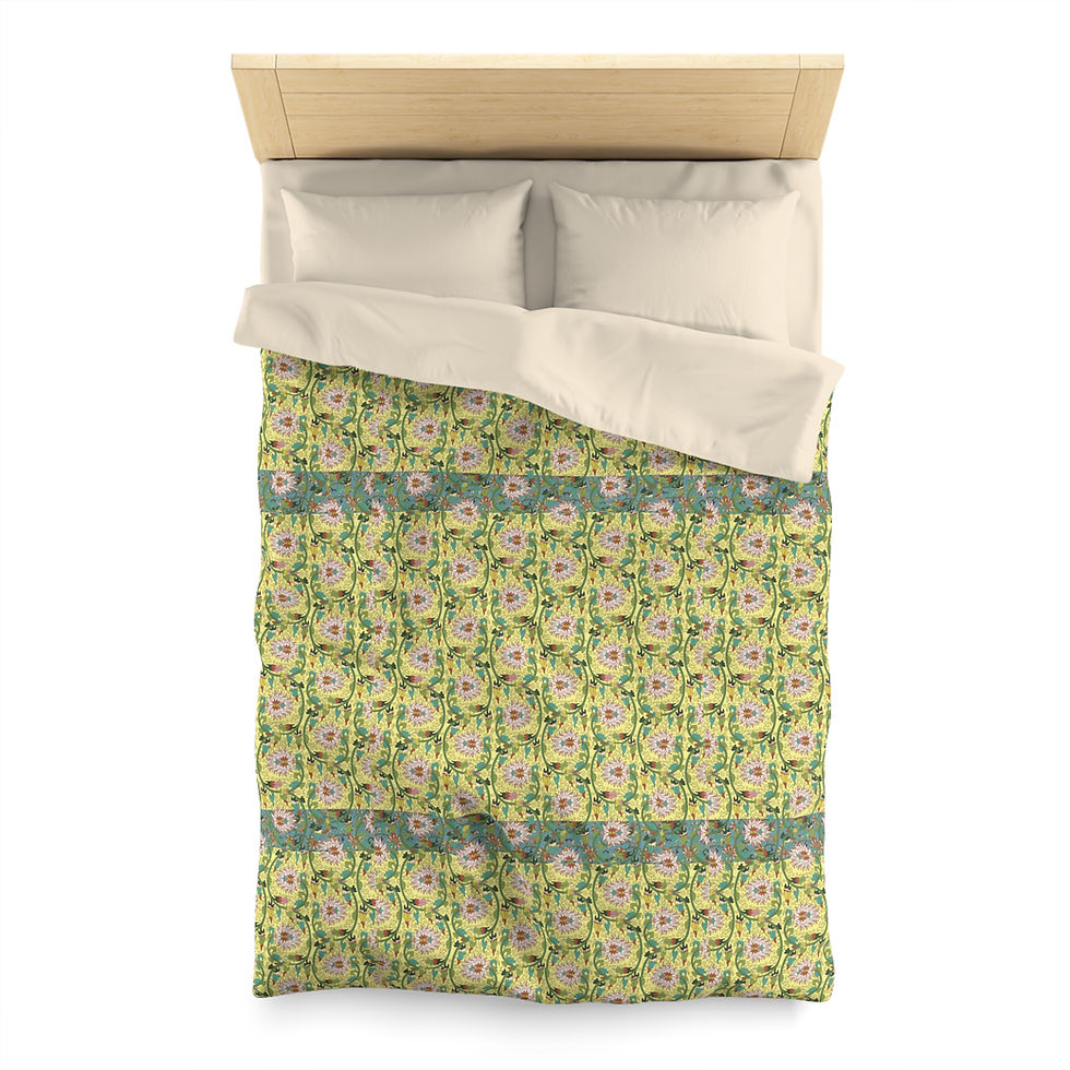 Thumbnail:  Colorful Chinese Yellow Microfiber Duvet Cover 