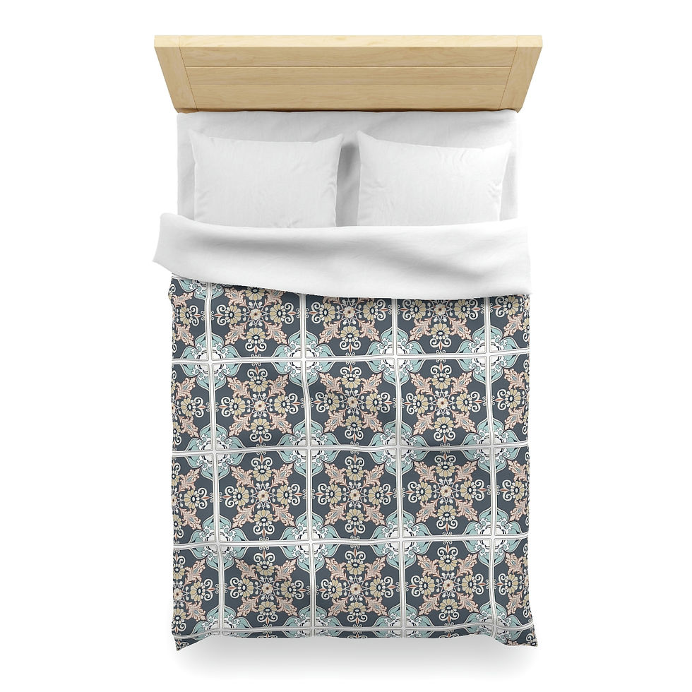 Thumbnail: Moroccan Design #2  Microfiber Duvet Cover