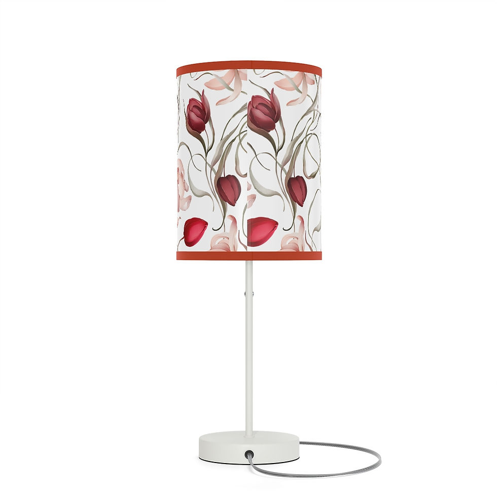 Thumbnail: Sulė Tulips White Lamp on a Stand, US|CA plug