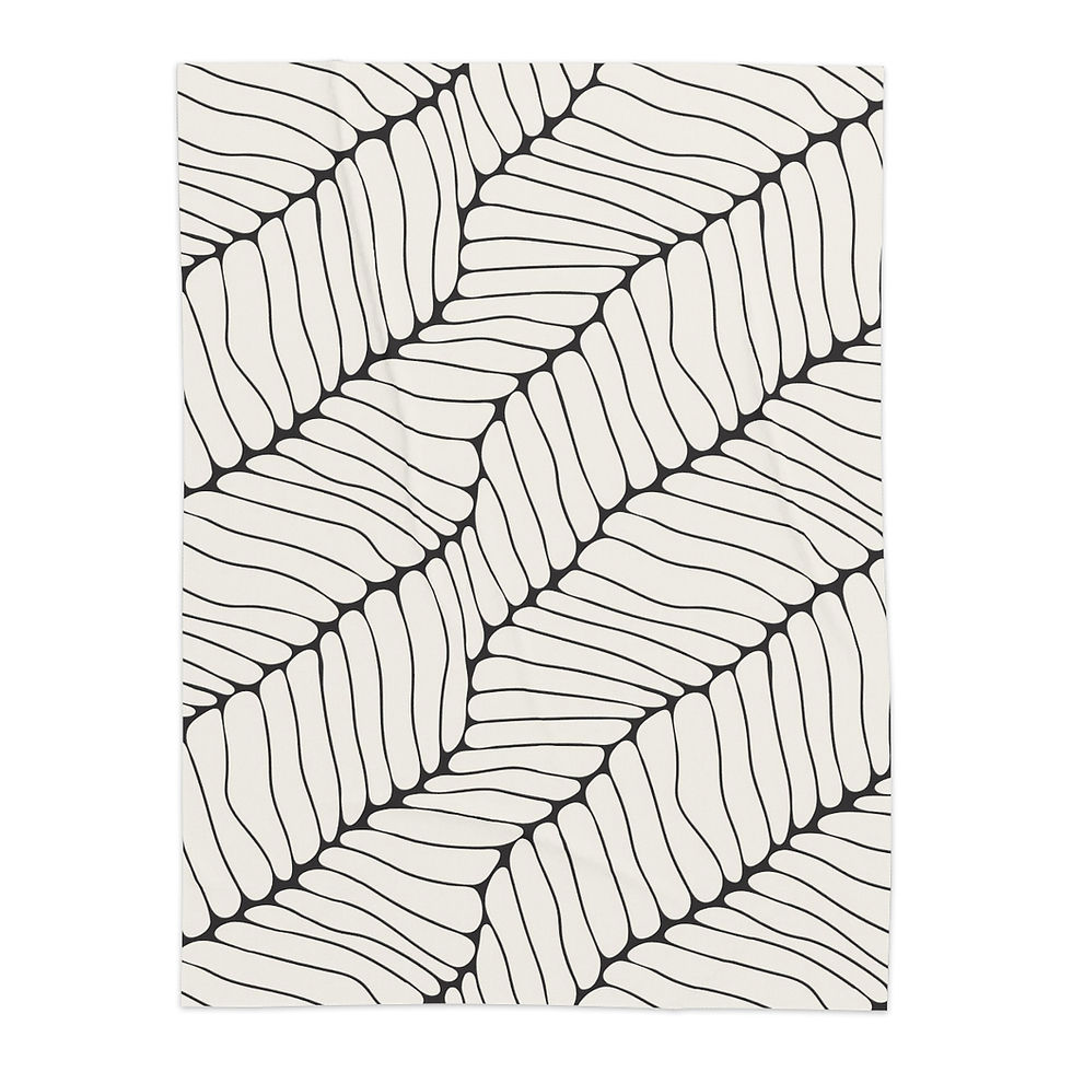 Thumbnail: Fern Leaf Sherpa Blanket