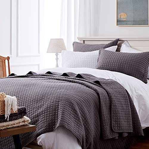 Thumbnail: SunStyle Home Quilt Set Queen Rust Lightweight Bedspread Full Soft Reversible C