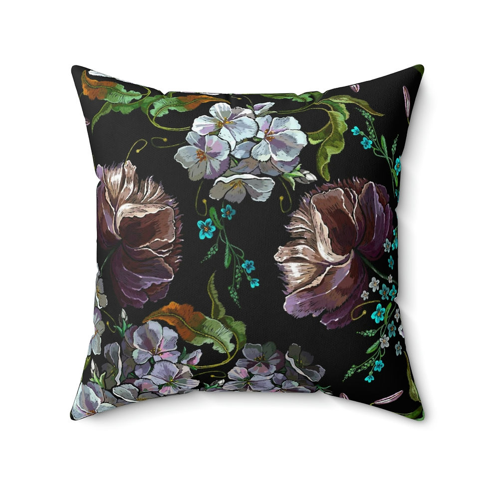 Thumbnail: A Beautiful Painting Spun Polyester Square Pillow