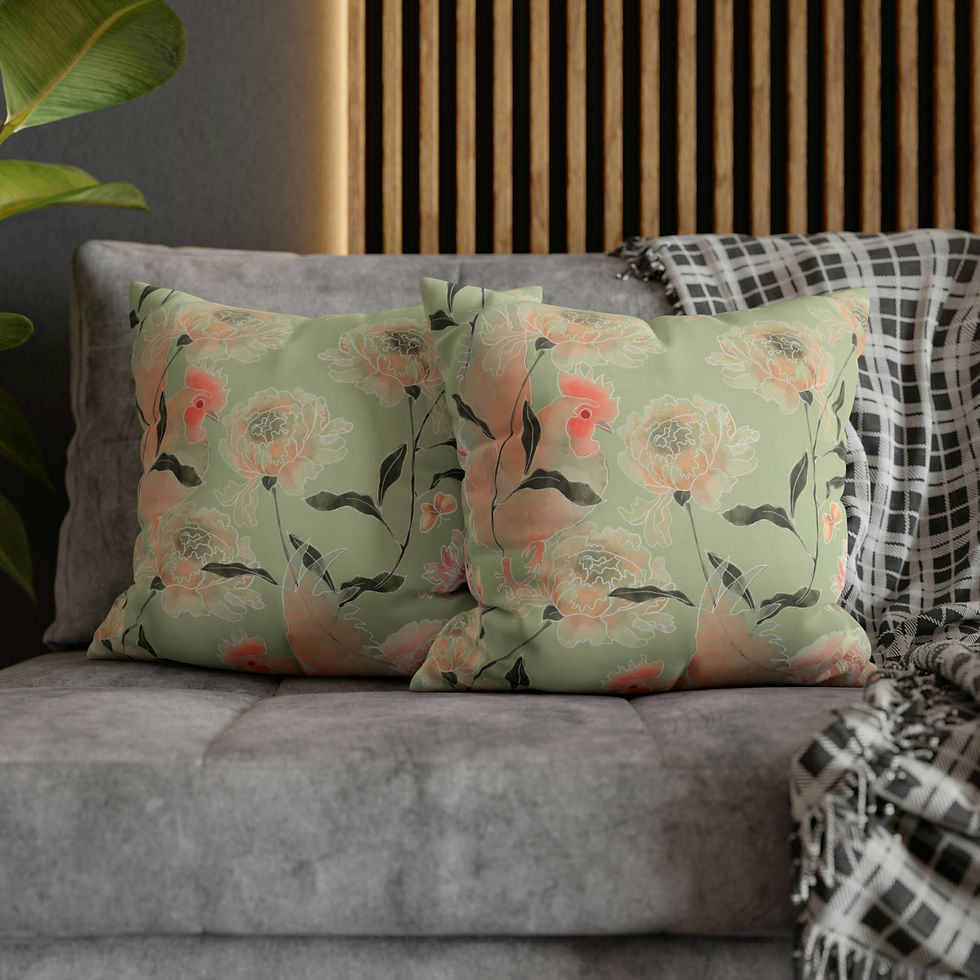 Thumbnail: Spanish Sage  Spun Polyester Pillowcase