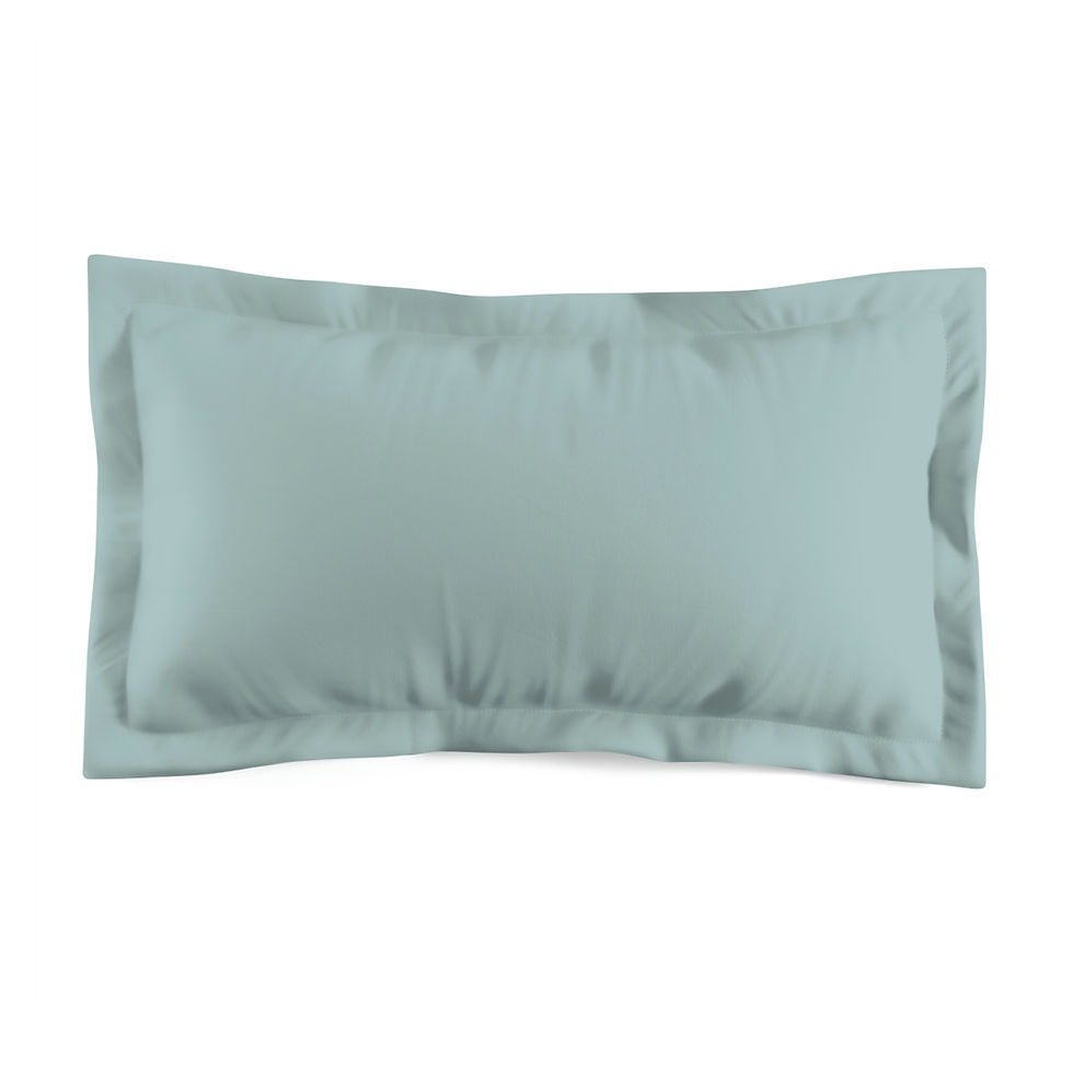Thumbnail: Botanical Oasis (Teal) Microfiber Pillow Sham