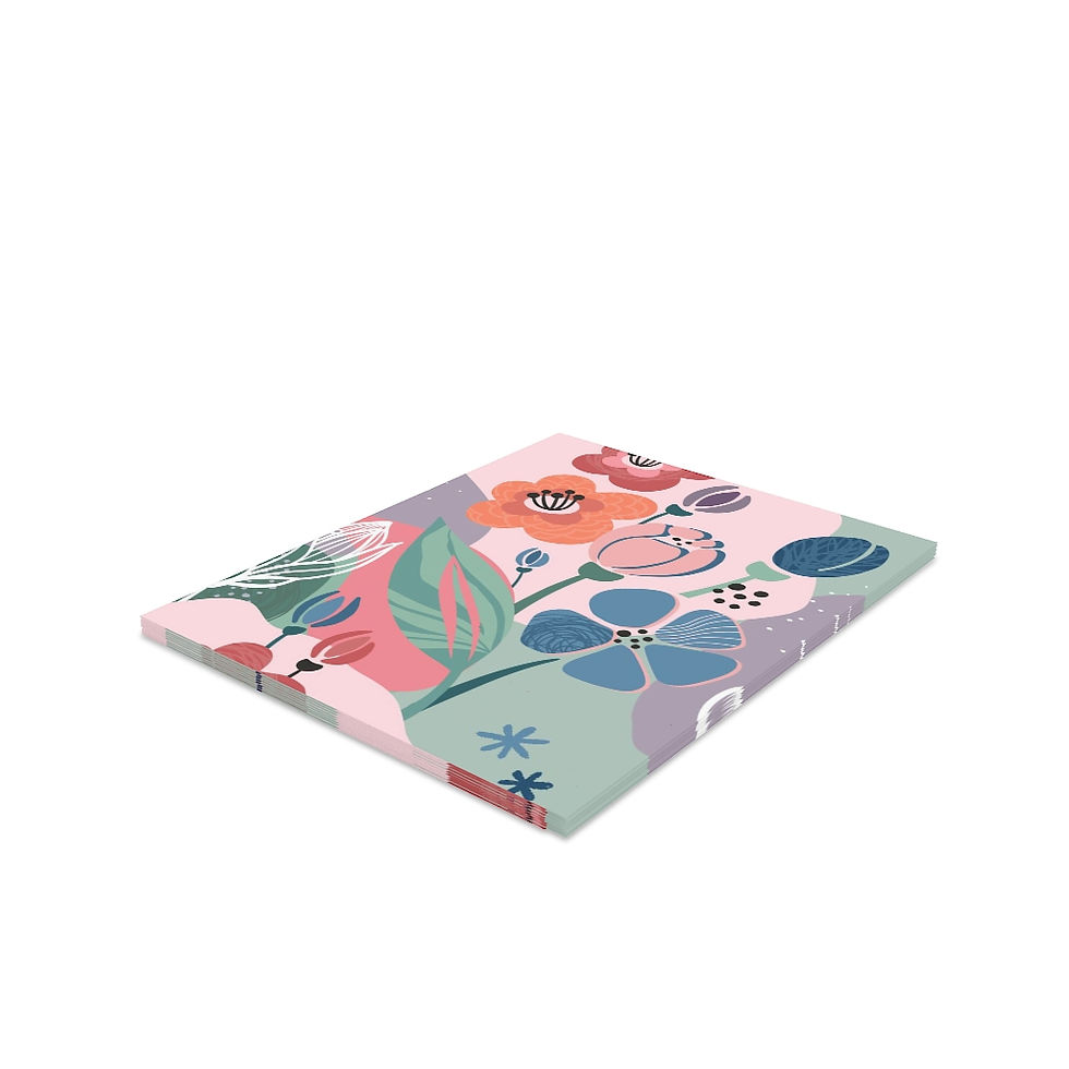 Thumbnail: Flower Power Greeting cards (8, 16, and 24 pcs)
