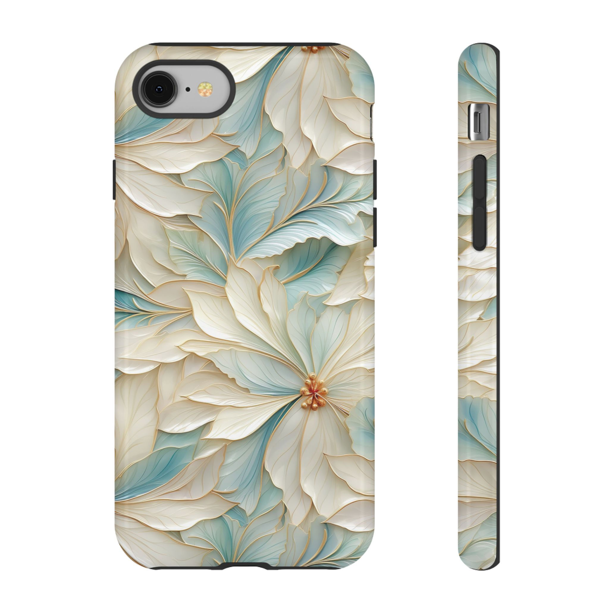 3D Floral Tough Cases