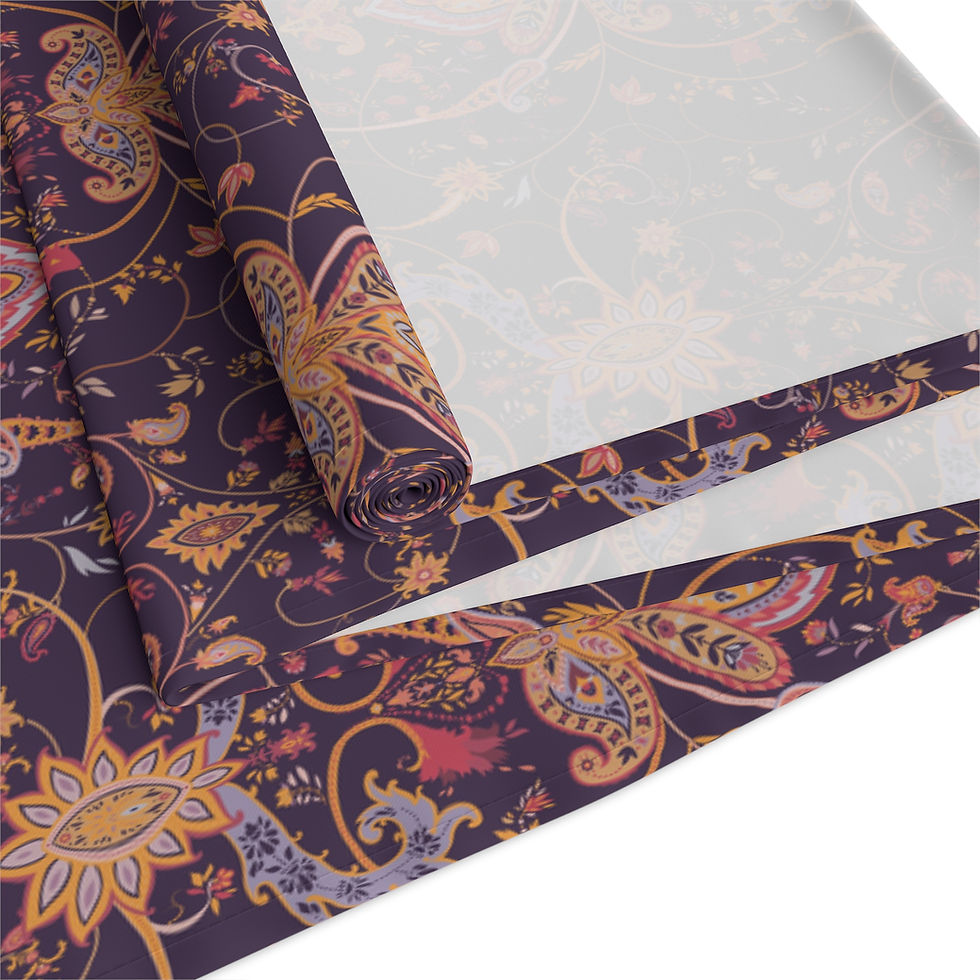 Thumbnail: Tealee Elegant Floral Table Runner for Dining