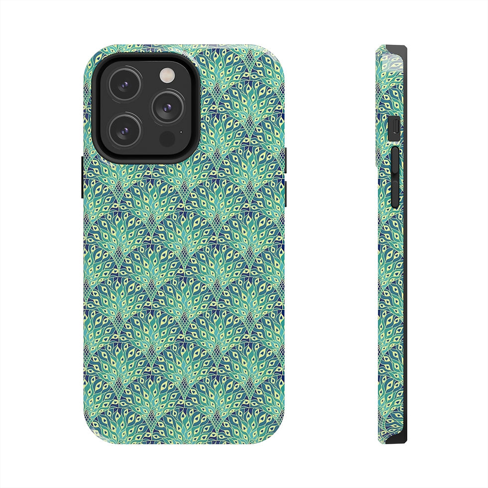 Thumbnail: Green Indian Inspired Tough Phone Cases, Case-Mate