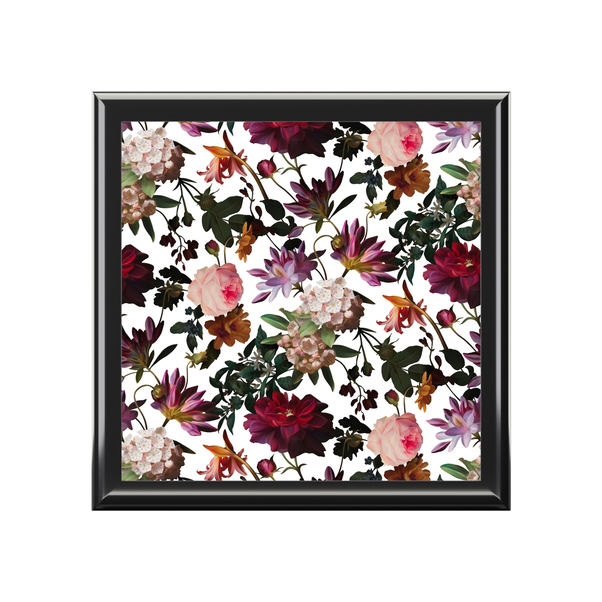 Allegory Floral Jewelry Box – Elegant Botanical Flower Storage Case