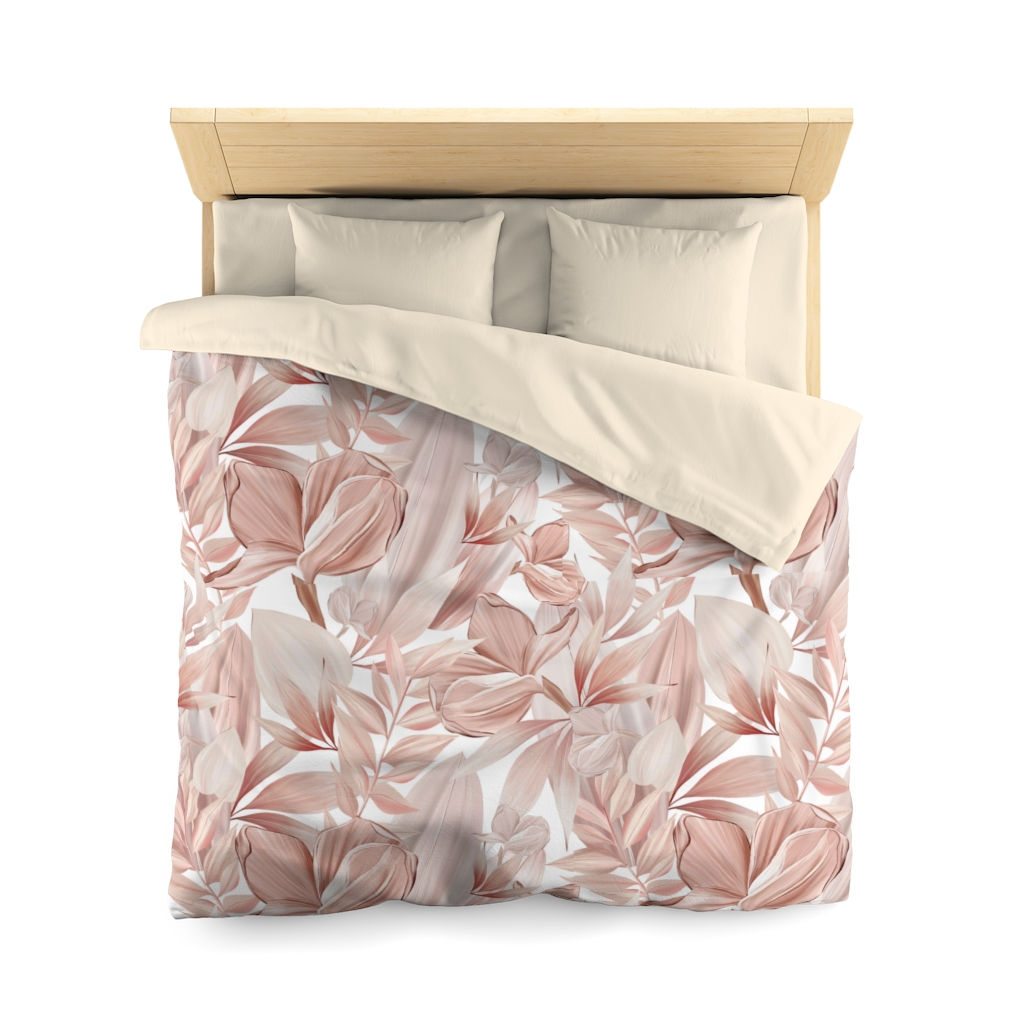 Botanical Oasis Microfiber Duvet Cover