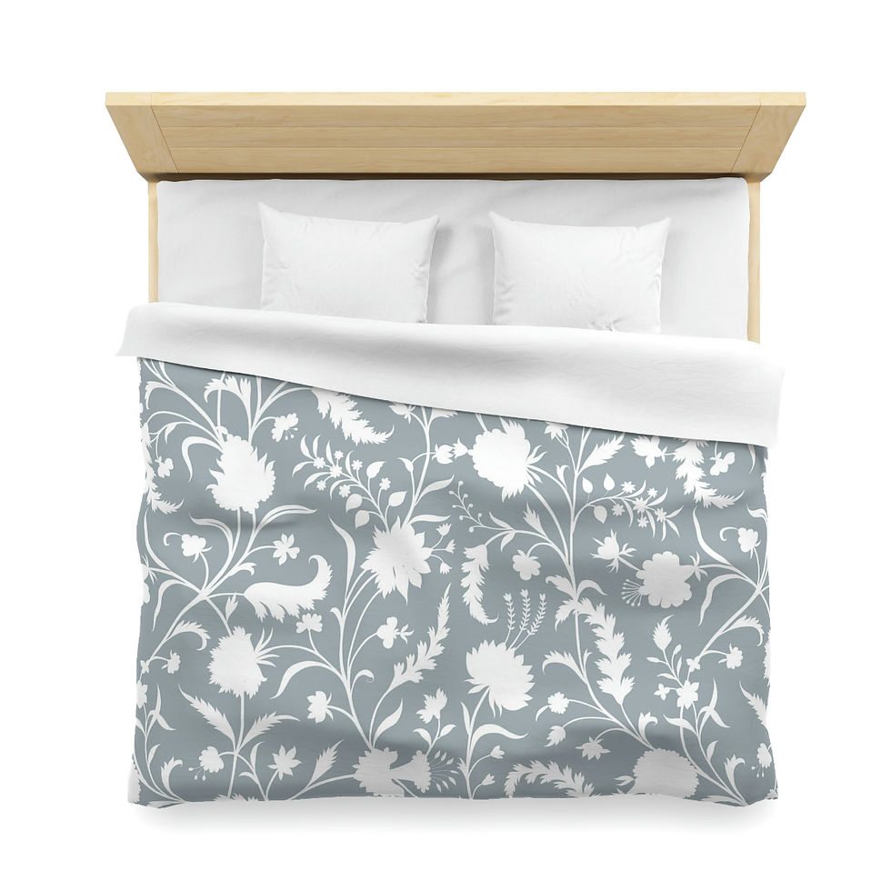 Thumbnail: Dove Gray Microfiber Duvet Cover