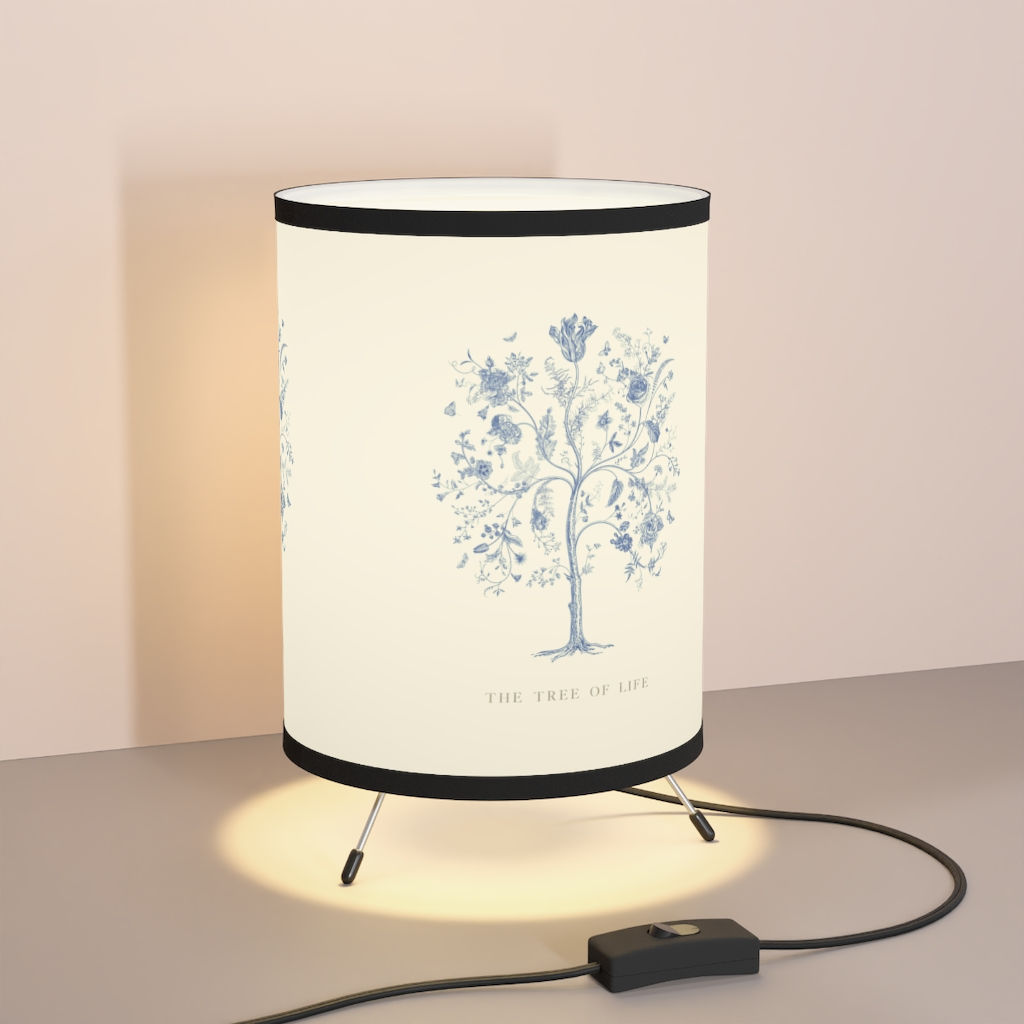 Tree of Life Tripod Lamp